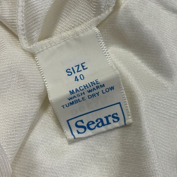 Vintage Full chemise long slip gown nightgown, size 40 (bra size). Approx XL - Picture 9 of 13